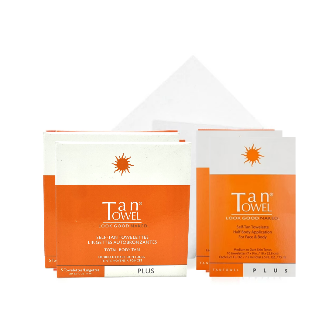 Tan Towels Plus Self-Tan Towelettes